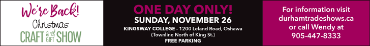 Durham Trade Shows Banner Ad